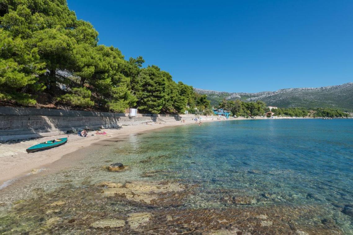 Luxury Beachfront Villa Mare With Private Pool At The Beach Orebic - Peljesac Buitenkant foto